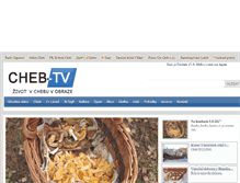 Tablet Screenshot of cheb-tv.cz